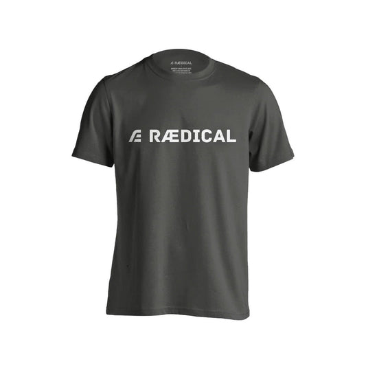 Raedical Casual Logo Charcoal Grey (White Print) - Rӕdical Raedical